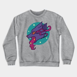 Ghost Demon Wolf Crewneck Sweatshirt